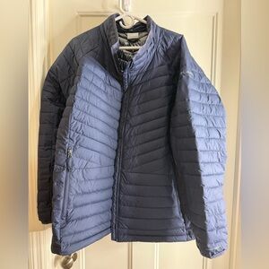 Columbia Women’s Blue Puffer Insulated Jacket, Navy 3X